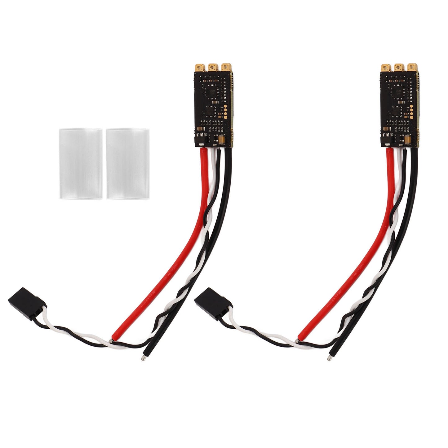 45A Brushless ESC Speed Controller RC Drone ESC with LED Light for FPV Crossing Drone Four Axes Drone 2pcs