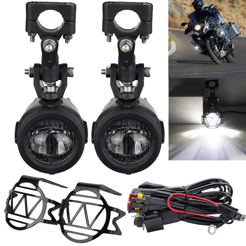 Motorcycle spotlight headlight glare