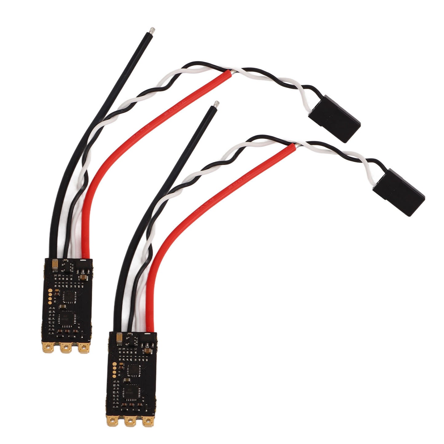 45A Brushless ESC Speed Controller RC Drone ESC with LED Light for FPV Crossing Drone Four Axes Drone 2pcs