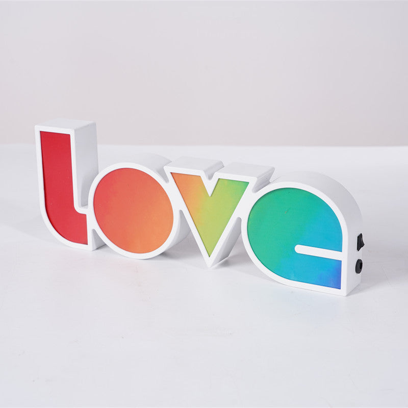 Decorative Lights Proposal Confession Holiday Arrangement English LOVE Letters LED Lights'