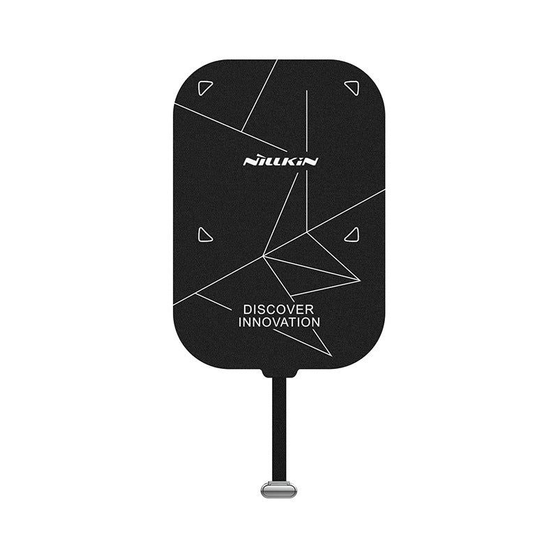 Wireless Charging Receiver Patch End, Fast Charging Stand, Foldable Portable Stand