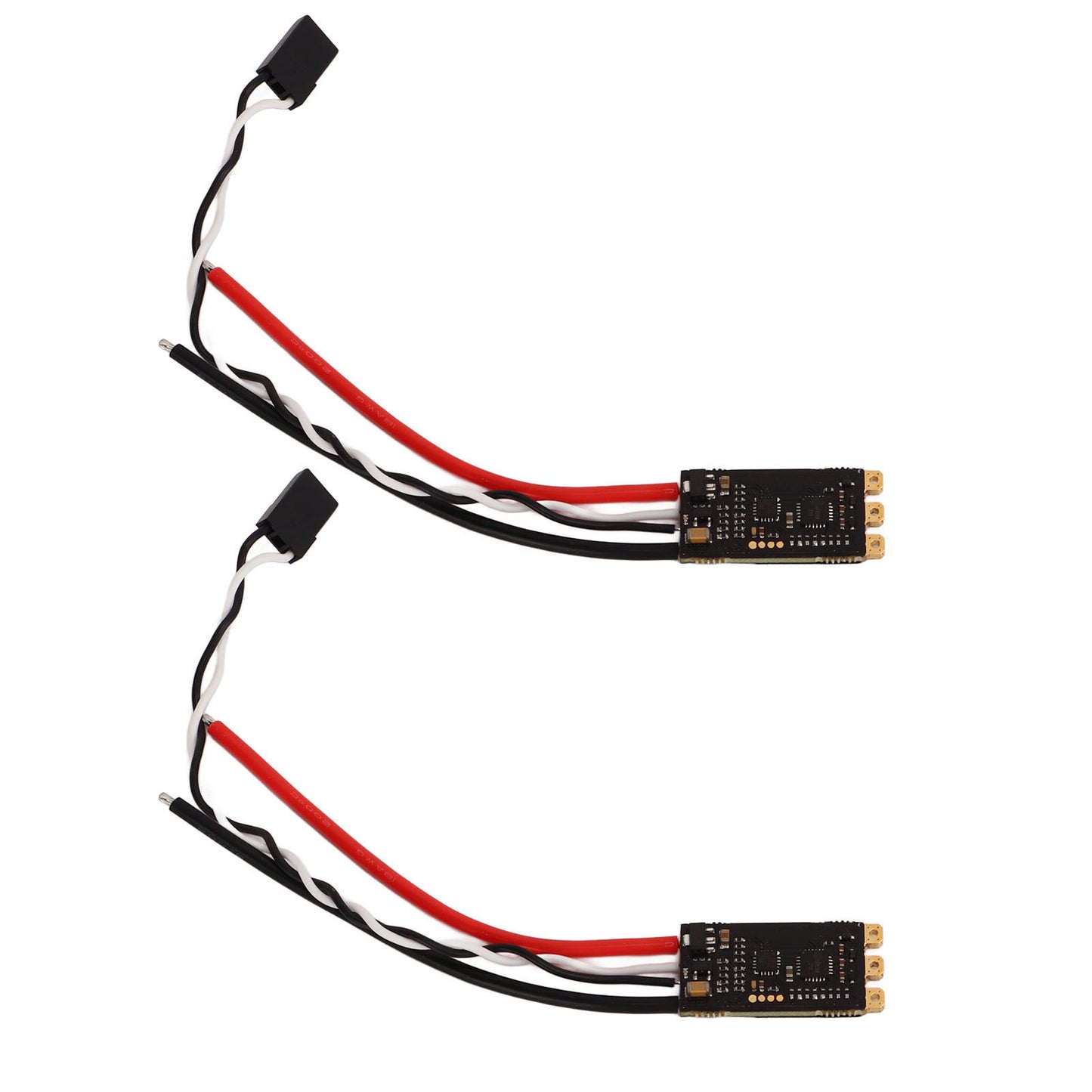 45A Brushless ESC Speed Controller RC Drone ESC with LED Light for FPV Crossing Drone Four Axes Drone 2pcs