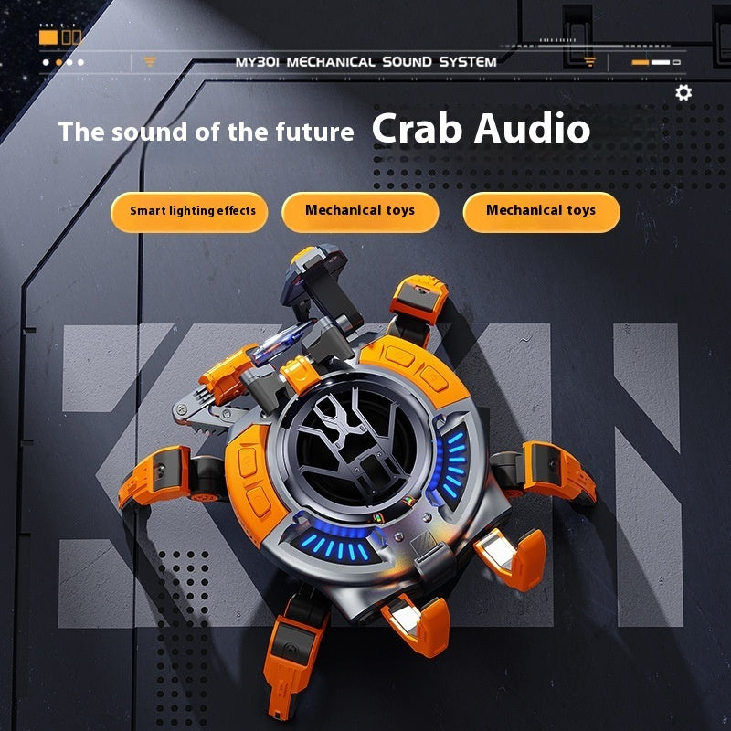 Machine Crab Speaker Mechanical Wind Wireless Bluetooth