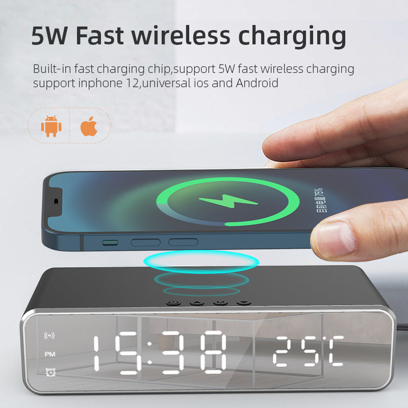 Wireless Charging Alarm Clock Thermometer Wireless Charging EBay Desktop Time Display Wireless Charging