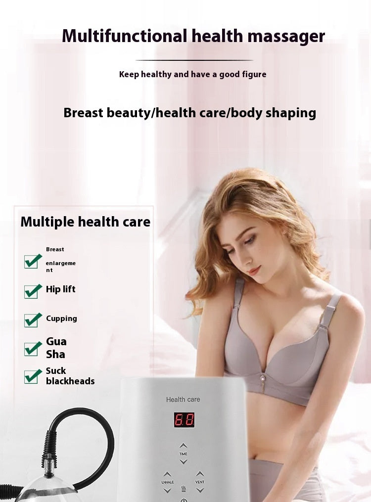 Fever Breast Vacuum Machine Health Commercial Scraping Cupping Chest Massage Instrument