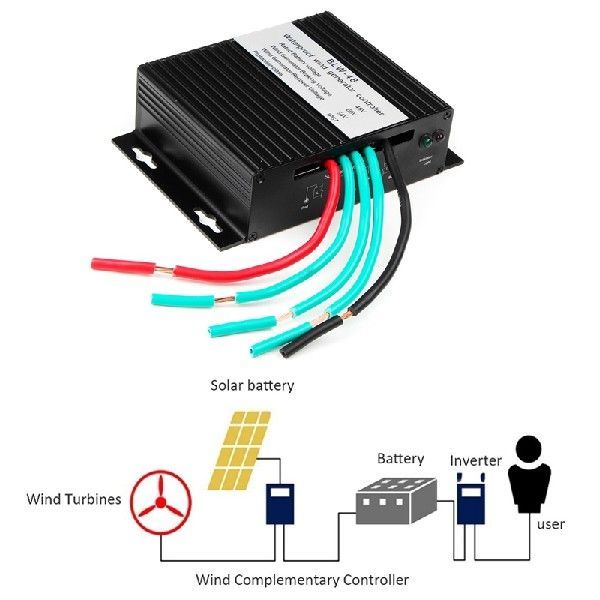 8000W DC 48V Wind Turbines Generator Charge Controller