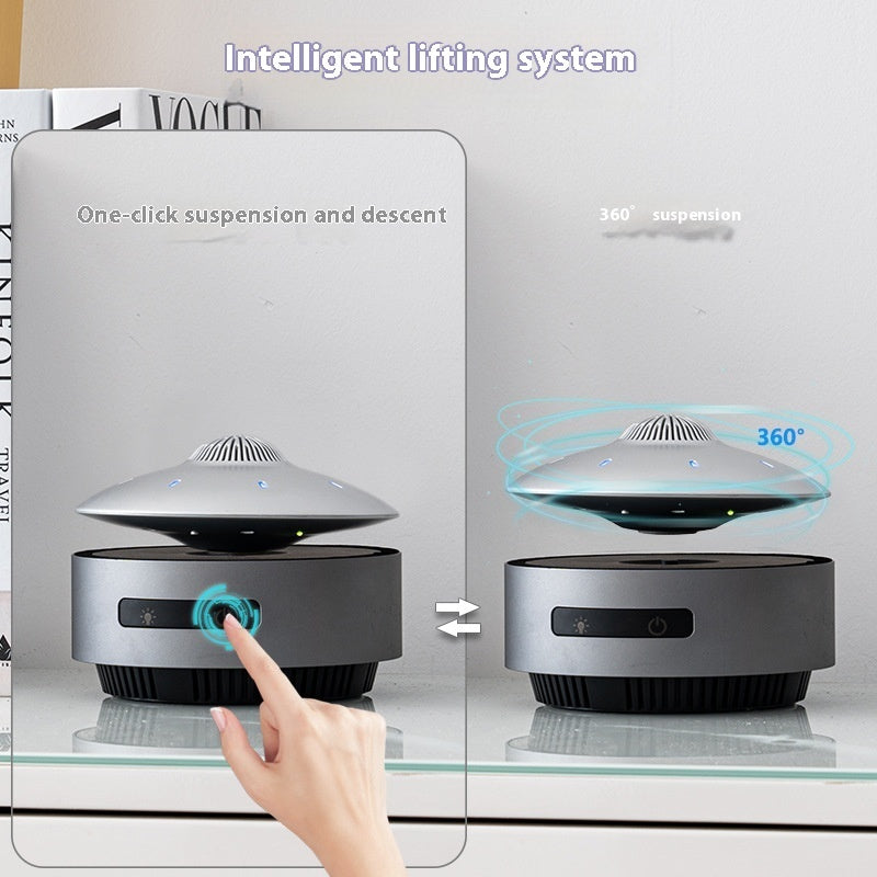 Automatic Lifting Magnetic Levitation Bluetooth Speaker