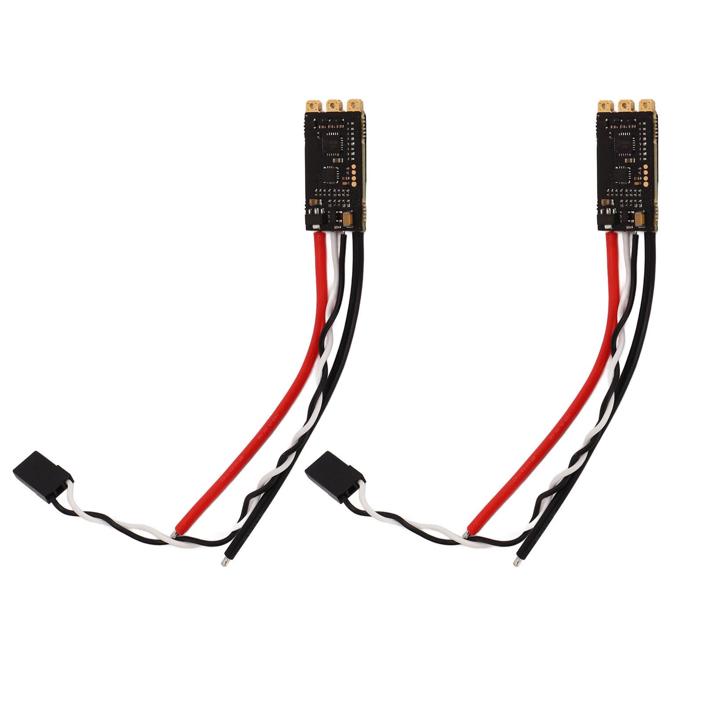 45A Brushless ESC Speed Controller RC Drone ESC with LED Light for FPV Crossing Drone Four Axes Drone 2pcs